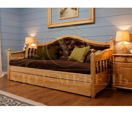 Деревянная односпальная кровать Софа