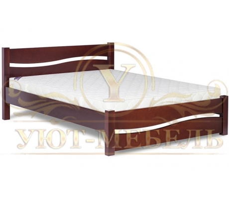 Деревянная односпальная кровать Лотос
