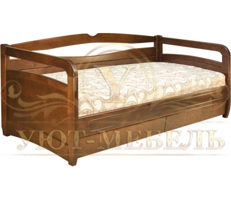 Деревянная односпальная кровать Омега 12