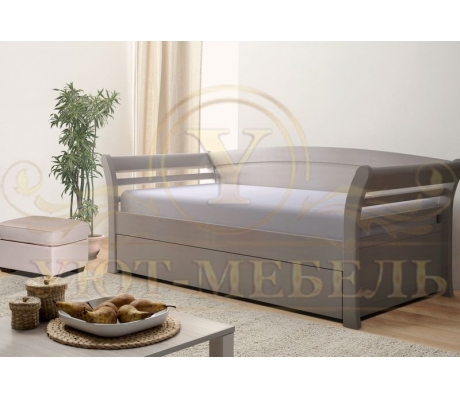 Деревянная односпальная кровать Милана