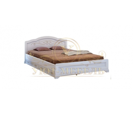 Деревянная двуспальная кровать из массива Муза тахта