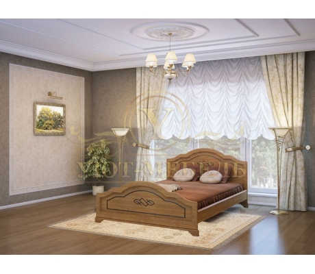 Деревянная односпальная кровать Сатори
