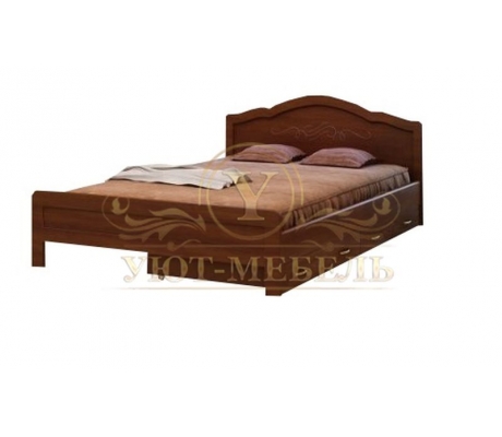 Деревянная двуспальная кровать из массива Сонька тахта
