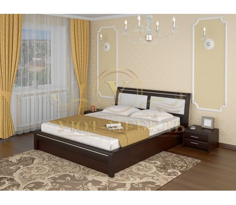 Деревянная двуспальная кровать из массива Стиль 6А тахта