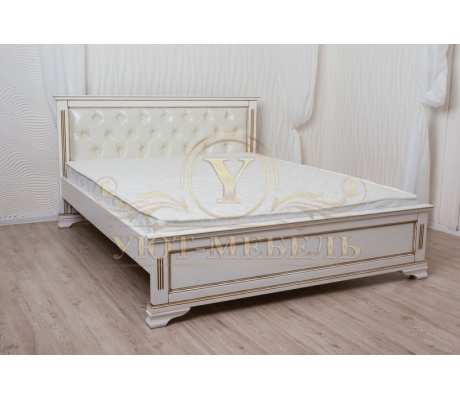 Деревянная двуспальная кровать из массива Тунис тахта