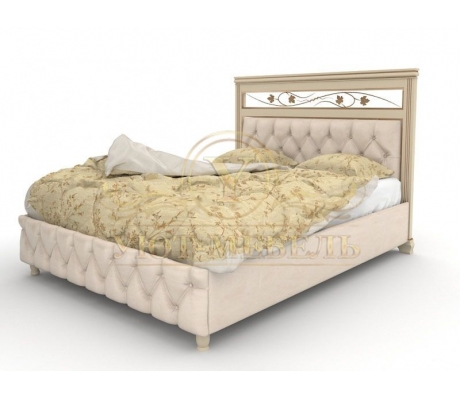 Деревянная двуспальная кровать из массива Виттория тахта 2