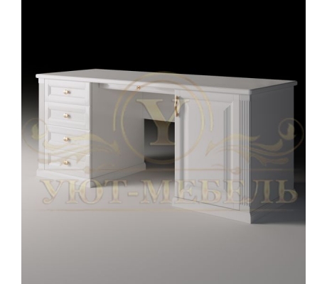 Письменный стол из сосны Либерти 4 ящика и дверка