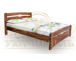 Деревянная двуспальная кровать из массива Бейли 2