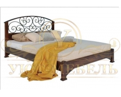 Кровать с элементами ковки Омега 2