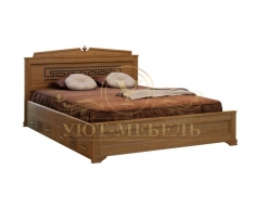 Деревянная двуспальная кровать из массива Афина тахта