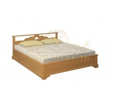 Деревянная двуспальная кровать из массива Ирида тахта