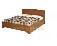 Деревянная двуспальная кровать из массива Октава тахта