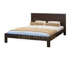 Деревянная двуспальная кровать из массива София тахта