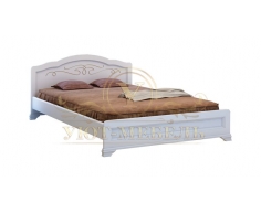 Деревянная двуспальная кровать из массива Таката тахта